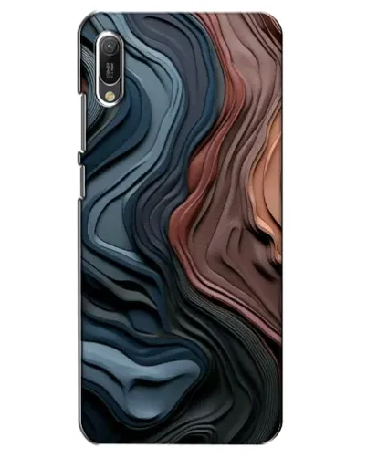 Чехол для Huawei Y6 2019 с картинкой «Цветные волны каньона» Чехол для Huawei Y6 2019 с картинкой «Цветные волны каньона»