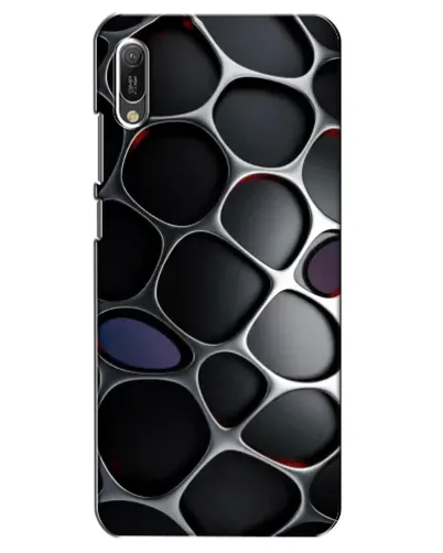 Чехол для Huawei Y6 2019 с картинкой «Объемная темная решетка» Чехол для Huawei Y6 2019 с картинкой «Объемная темная решетка»