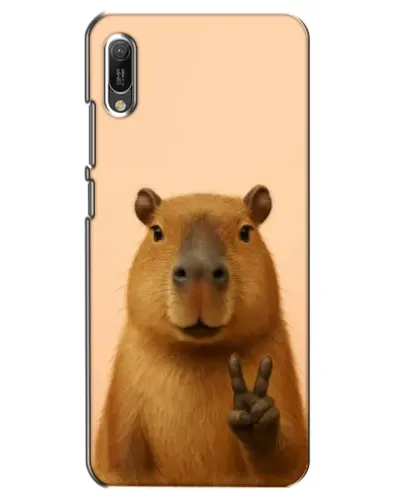 Чехол для Huawei Y6 2019 с картинкой «Капибара виктория» Чехол для Huawei Y6 2019 с картинкой «Капибара виктория»