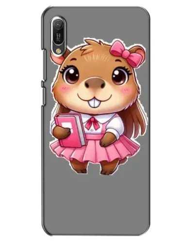Чехол для Huawei Y6 2019 с картинкой «Девочка капибара» Чехол для Huawei Y6 2019 с картинкой «Девочка капибара»