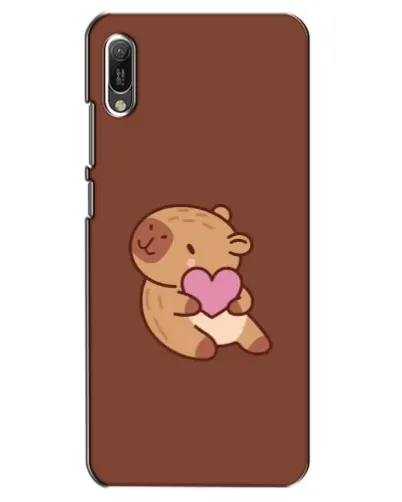Чехол для Huawei Y6 2019 с картинкой «Капибара с сердцем» Чехол для Huawei Y6 2019 с картинкой «Капибара с сердцем»