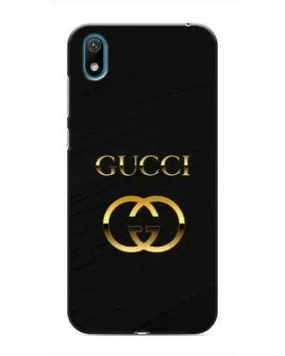 Чехол для Huawei Y6 Pro (2019)/ Y6 Prime 2019 с картинкой «Золотой логотип Gucci»