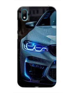 Чохол для Huawei Y6 Pro (2019)/ Y6 Prime 2019 з картинкою «Погляд BMW з синіми фарами» Чохол для Huawei Y6 Pro (2019)/ Y6 Prime 2019 з картинкою «Погляд BMW з синіми фарами»