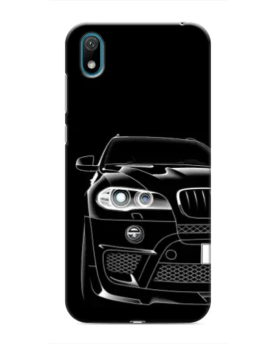 Чехол для Huawei Y6 Pro (2019)/ Y6 Prime 2019 с картинкой «Темный силуэт BMW»