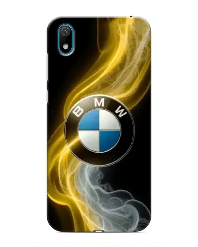 Чехол для Huawei Y6 Pro (2019)/ Y6 Prime 2019 с картинкой «Золотистый дым BMW»