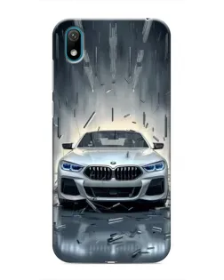 Чехол для Huawei Y6 Pro (2019)/ Y6 Prime 2019 с картинкой «BMW в свете фар»
