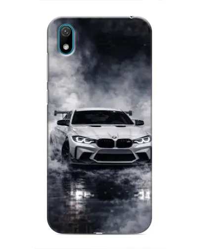 Чехол для Huawei Y6 Pro (2019)/ Y6 Prime 2019 с картинкой «BMW сквозь туман»
