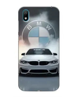 Чохол для Huawei Y6 Pro (2019)/ Y6 Prime 2019 з картинкою «BMW в білому диму» Чохол для Huawei Y6 Pro (2019)/ Y6 Prime 2019 з картинкою «BMW в білому диму»