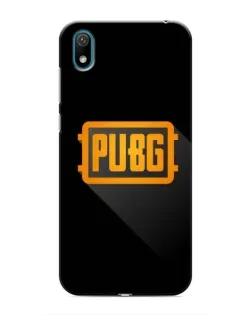 Чехол для Huawei Y6 Pro (2019)/ Y6 Prime 2019 с картинкой «PUBG — рамка лого»