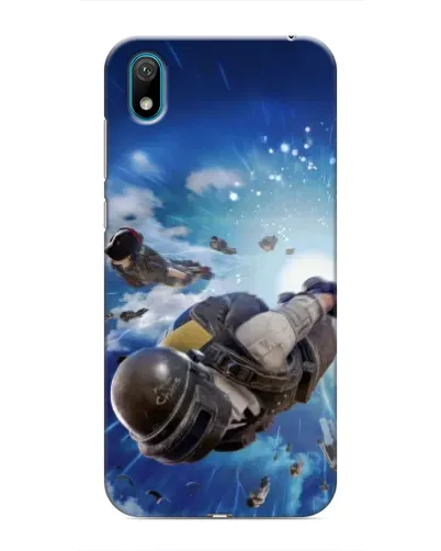 Чехол для Huawei Y6 Pro (2019)/ Y6 Prime 2019 с картинкой «Десант PUBG — прыжок»