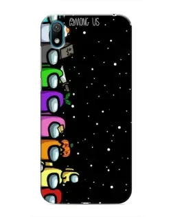 Чехол для Huawei Y6 Pro (2019)/ Y6 Prime 2019 с картинкой «Команда Among Us»