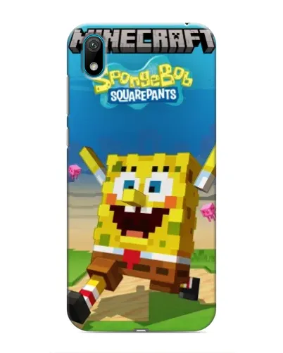 Чехол для Huawei Y6 Pro (2019)/ Y6 Prime 2019 с картинкой «Губка Боб Minecraft» Чехол для Huawei Y6 Pro (2019)/ Y6 Prime 2019 с картинкой «Губка Боб Minecraft»