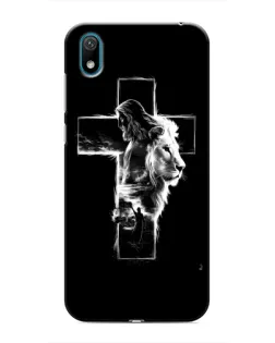 Чехол для Huawei Y6 Pro (2019)/ Y6 Prime 2019 с картинкой «Сияющий крест Jesus»