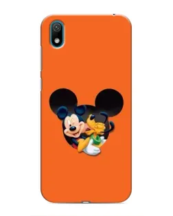 Чехол для Huawei Y6 Pro (2019)/ Y6 Prime 2019 с картинкой «Сердце Микки Минни»