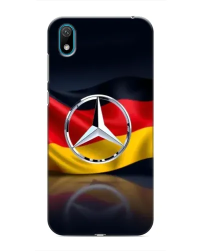 Чехол для Huawei Y6 Pro (2019)/ Y6 Prime 2019 с картинкой «Mercedes — флаг Германии»