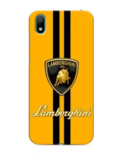 Чехол для Huawei Y6 Pro (2019)/ Y6 Prime 2019 с картинкой «Lamborghini Stripe желтый»