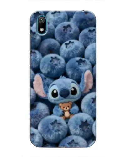 Чехол для Huawei Y6 Pro (2019)/ Y6 Prime 2019 с картинкой «Стич и голубика» Чехол для Huawei Y6 Pro (2019)/ Y6 Prime 2019 с картинкой «Стич и голубика»