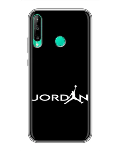 Чехол для Huawei Y6p с картинкой «Jordan White Logo»