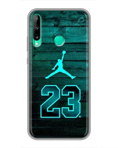 Чехол для Huawei Y6p с картинкой «Jordan Cyan 23»