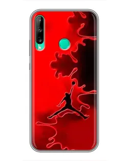 Чехол для Huawei Y6p с картинкой «Jordan Red Smoke»