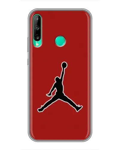 Чехол для Huawei Y6p с картинкой «Jordan Red Back»