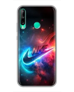 Чохол для Huawei Y6p з картинкою «Вогняний логотип Nike»
