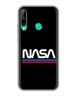 Чохол для Huawei Y6p з картинкою «NASA — класика Red Blue»