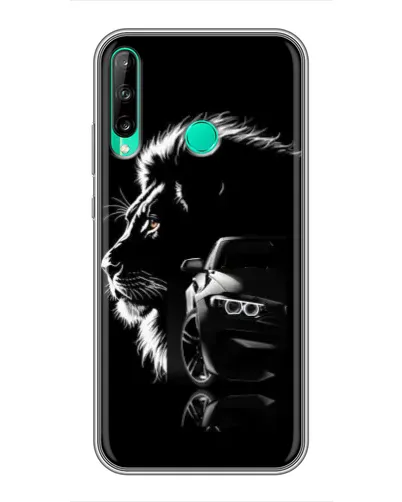 Чохол для Huawei Y6p з картинкою «BMW та лев» Чохол для Huawei Y6p з картинкою «BMW та лев»