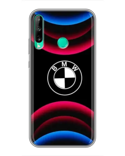 Чохол для Huawei Y6p з картинкою «Логотип BMW та неонові дуги» Чохол для Huawei Y6p з картинкою «Логотип BMW та неонові дуги»
