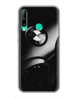Чохол для Huawei Y6p з картинкою «Емблема BMW — макро»