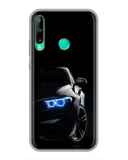 Чехол для Huawei Y6p с картинкой «BMW — ночной взгляд»