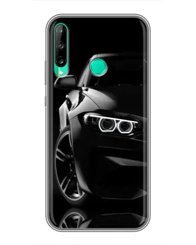 Чехол для Huawei Y6p с картинкой «Черная BMW — профиль» Чехол для Huawei Y6p с картинкой «Черная BMW — профиль»