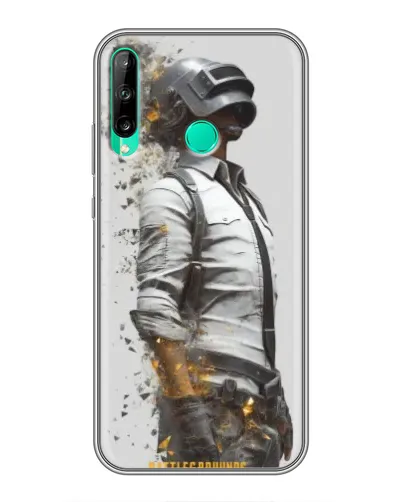 Чохол для Huawei Y6p з картинкою «PUBG — боєць у пилу»