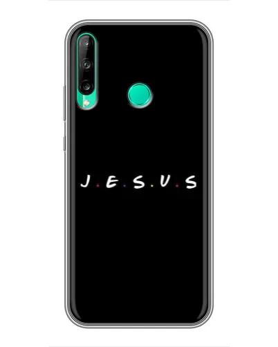 Чехол для Huawei Y6p с картинкой «Точки веры J.E.S.U.S.»