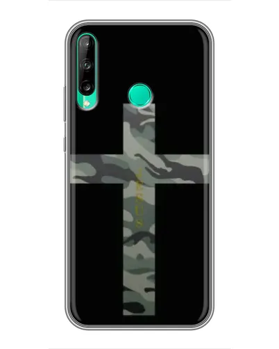 Чехол для Huawei Y6p с картинкой «Милитари Крест»