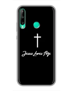 Чехол для Huawei Y6p с картинкой «Иисус любит тебя»