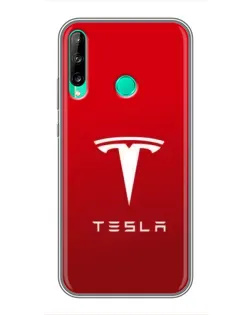 Чохол для Huawei Y6p з картинкою «Tesla Red Classic»