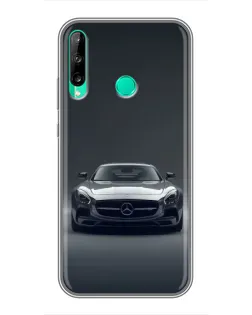 Чохол для Huawei Y6p з картинкою «Mercedes на чорному»