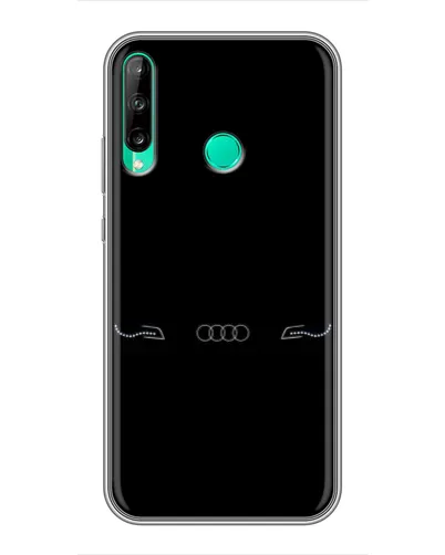 Чехол для Huawei Y6p с картинкой «Audi — световой подпись»