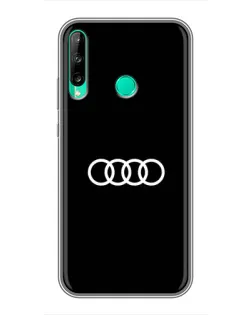 Чохол для Huawei Y6p з картинкою «Audi White Logo» Чохол для Huawei Y6p з картинкою «Audi White Logo»