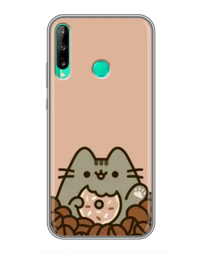 Чохол для Huawei Y6p з картинкою «Кавовий Пушин»