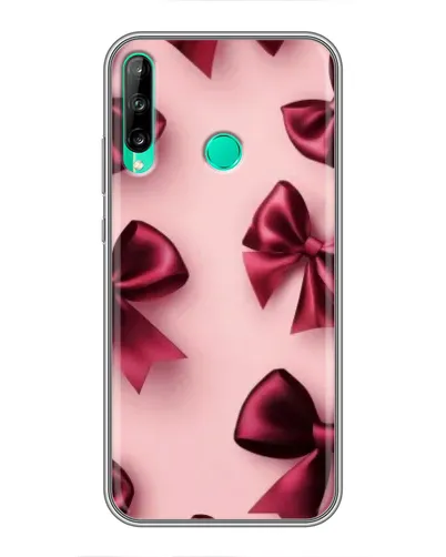 Чехол для Huawei Y6p с картинкой «Бордовый атлас»