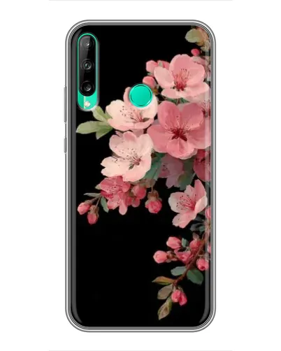 Чохол для Huawei Y6p з картинкою «Рожева гілка сакури»