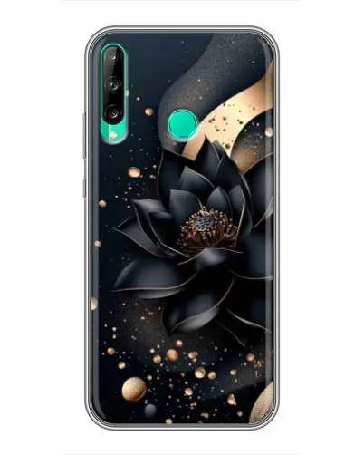 Чохол для Huawei Y6p з картинкою «Чорний лотос»