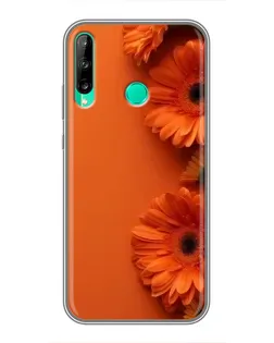 Чохол для Huawei Y6p з картинкою «Помаранчеві гербери»