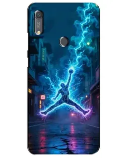 Чохол для Huawei Y6s з картинкою «Jordan Gold Jumpman»