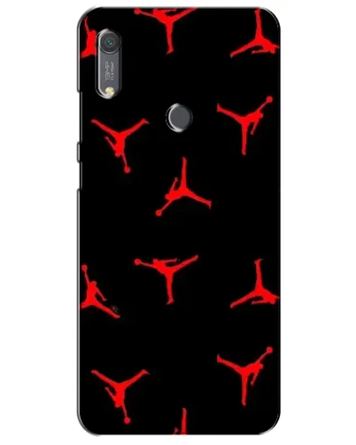 Чехол для Huawei Y6s с картинкой «Jordan Red Pattern»