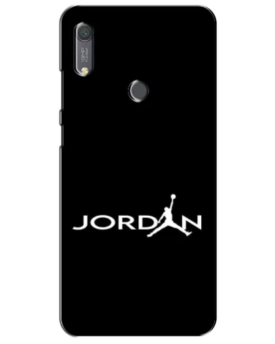 Чехол для Huawei Y6s с картинкой «Jordan White Logo»