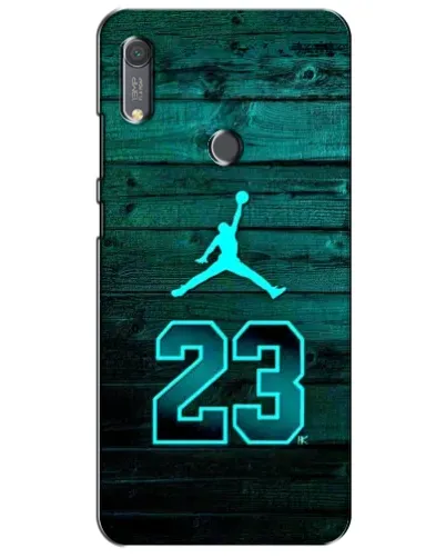 Чехол для Huawei Y6s с картинкой «Jordan Cyan 23»