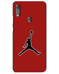 Чехол для Huawei Y6s с картинкой «Jordan Red Back»